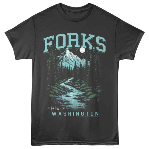 Twilight Forks Wa Smoke T-Shirt
