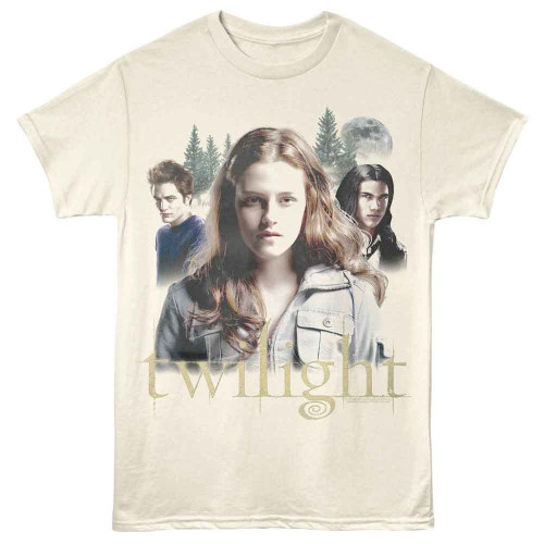 Twilight Bella Edward Jacob Natural T-Shirt