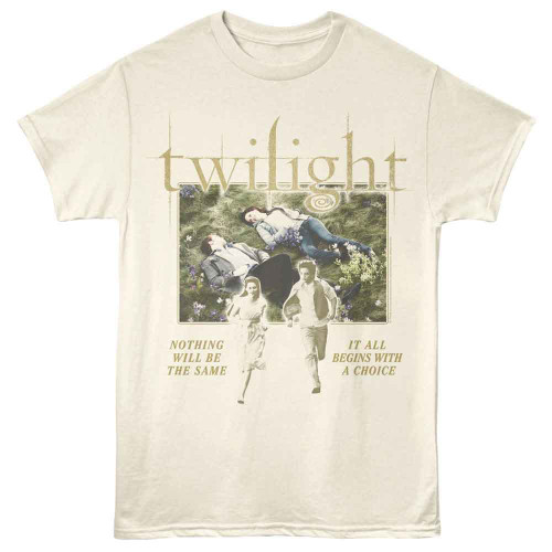 Twilight Begins With A Choice Natural T-Shirt
