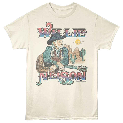 Willie Nelson Cross Arms Desert Natural T-Shirt