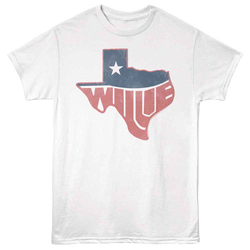 Willie Nelson Texas Willie White T-Shirt