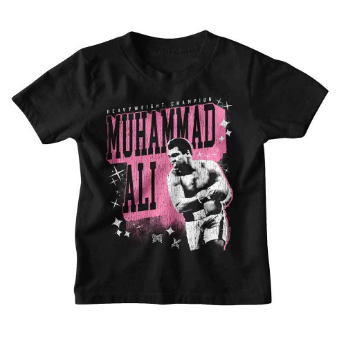 Muhammad Ali Heavyweight Black Youth T-Shirt