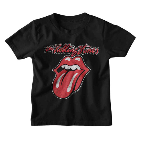 Rolling Stones Classic Logo Black Youth T-Shirt