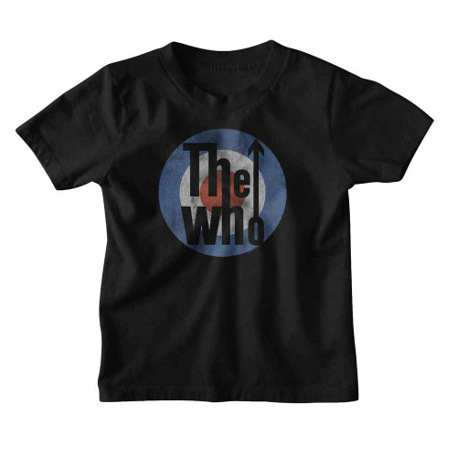 The Who Circle Logo Black Youth T-Shirt