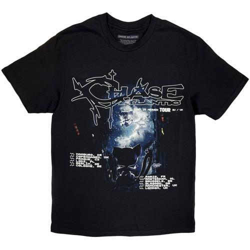 Chase Atlantic Unisex T-Shirt Aura European Tour '25 (Black) (Ex-Tour)