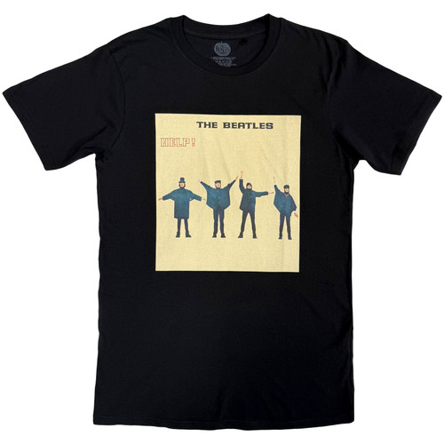 The Beatles Unisex T-Shirt Help! Album Cover (Black)