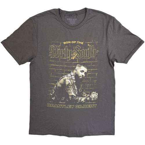 Brantley Gilbert Unisex T-Shirt Dirty South (Charcoal Grey)
