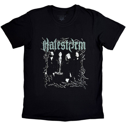Halestorm Unisex T-Shirt Jagged Frame (Black)