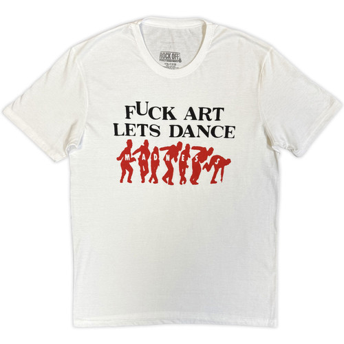 Madness Unisex T-Shirt Fuck Art (White)