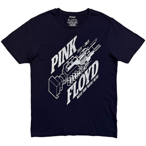 Pink Floyd Unisex T-Shirt Robot Hands (Navy Blue)