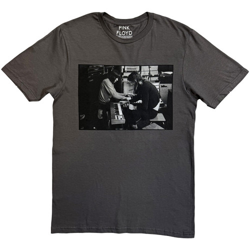 Pink Floyd Unisex T-Shirt Studio Photo (Charcoal Grey)