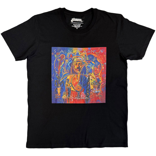 Santana Unisex T-Shirt Shaman (Black)