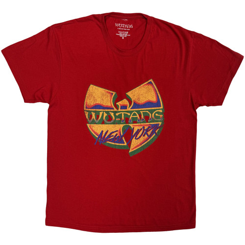 Wu-Tang Clan Unisex T-Shirt New York V1 (Red)