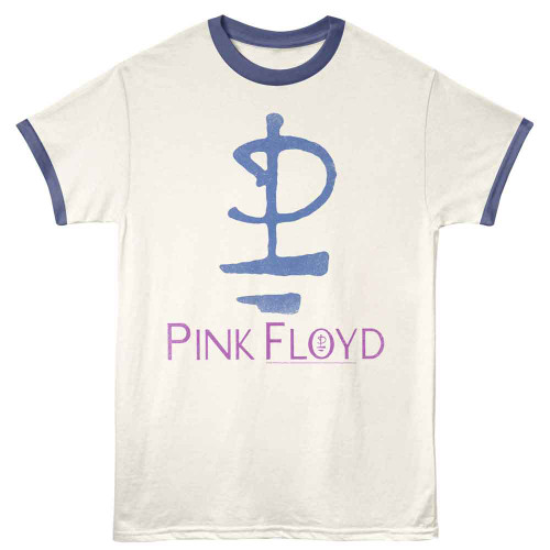 Pink Floyd Icon Vintage White India Ink Ringer T-Shirt