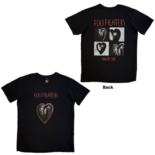 Foo Fighters Unisex Carbon T-Shirt The Colour & The Shape (Black