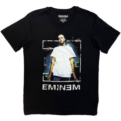 Eminem Unisex T-Shirt Eminem Pose (Black)