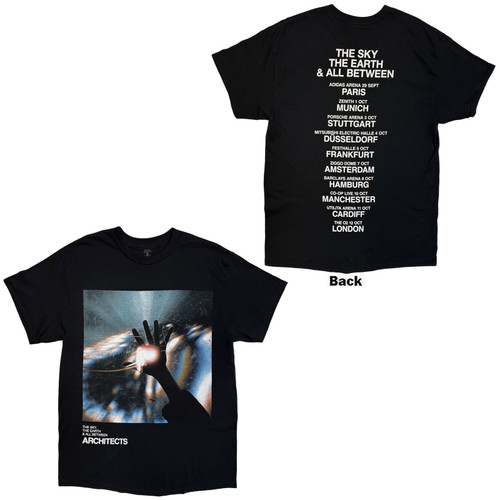 Architects Unisex T-Shirt TSTE & AB EU Tour October 25 (Black) (Back Print) (Ex-Tour)