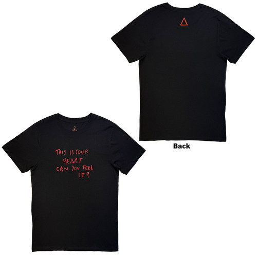 Bastille Unisex T-Shirt This Is Your Heart (Black) (Back Print) (Ex-Tour)
