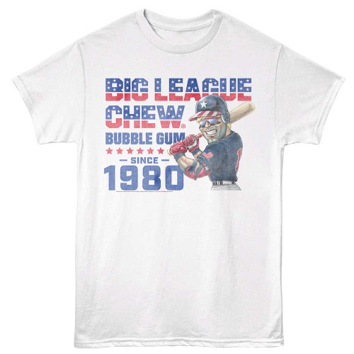 Big League Chew Spangled Since 1980 White T-Shirt