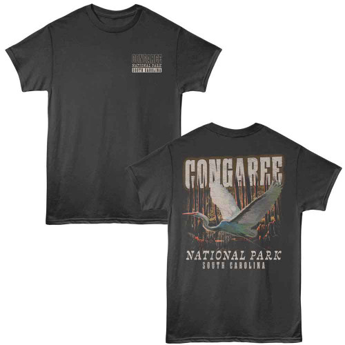 National Parks Congaree Swamp Scene Smoke T-Shirt ***F&B***