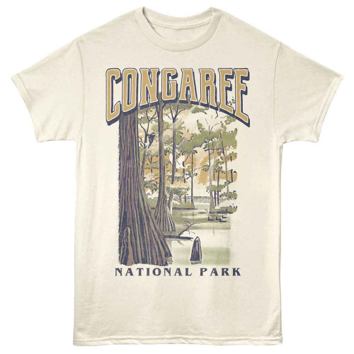 National Parks Congaree Washout Natural T-Shirt