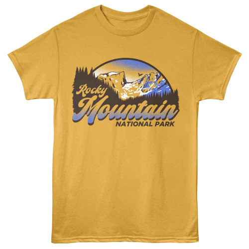 National Parks Rocky Mountain NP Ginger T-Shirt