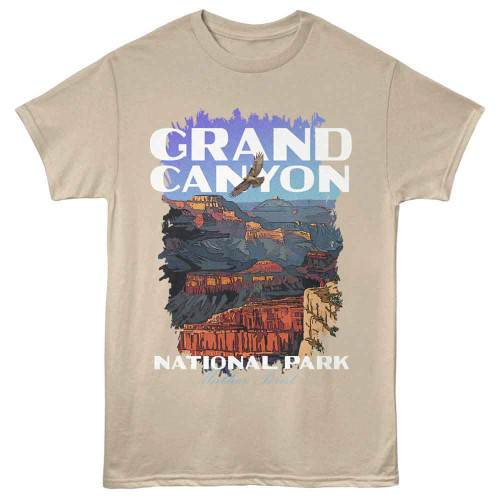 National Parks Grand Canyon Mather Point Sand T-Shirt