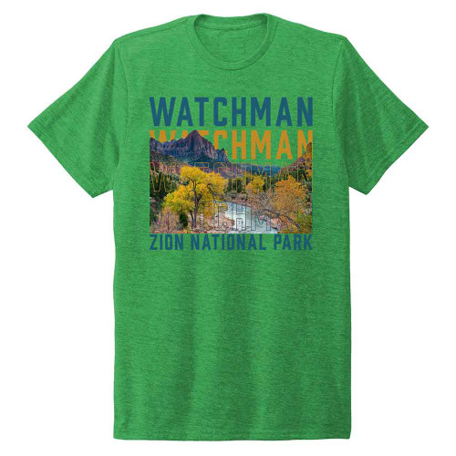 National Parks Watchman Repeat Eco Enviro Green T-Shirt