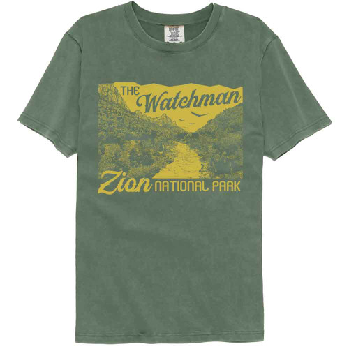 National Parks Watchman Moss Comfort Colors T-Shirt