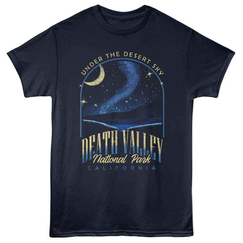 National Parks Desert Sky Navy T-Shirt