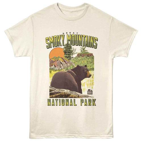 National Parks Bear Landscape Natural T-Shirt
