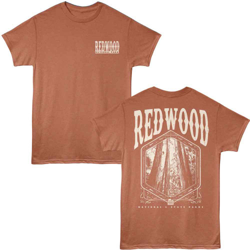 National Parks Redwood Np Trees Rust Heather Classic T-Shirt