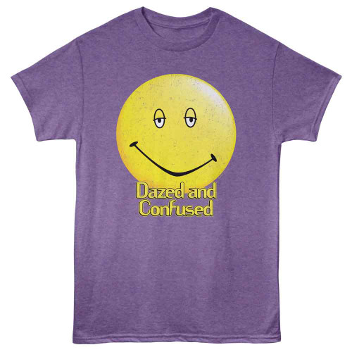 Dazed and Confused Smiling Logo Purple Heather T-Shirt