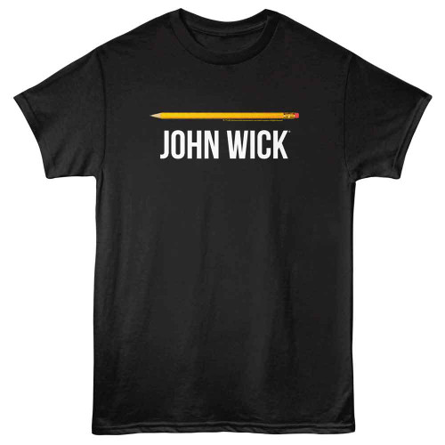 John Wick Pencil Black T-Shirt