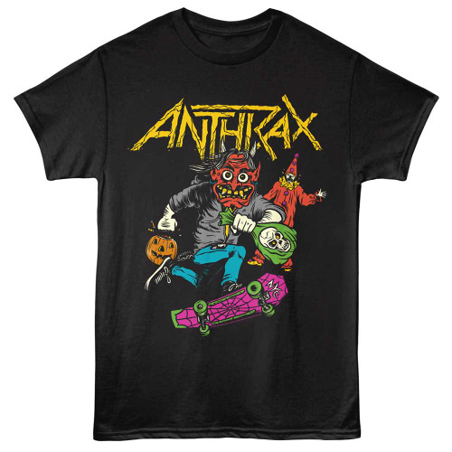 Anthrax Not Man Stealing Candy Black T-Shirt