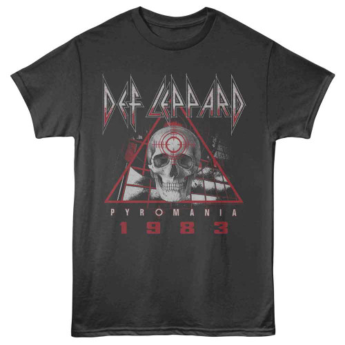 Def Leppard Pyro Skull Smoke T-Shirt