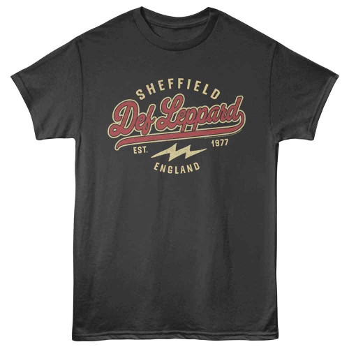 Def Leppard Sheffield England Smoke T-Shirt