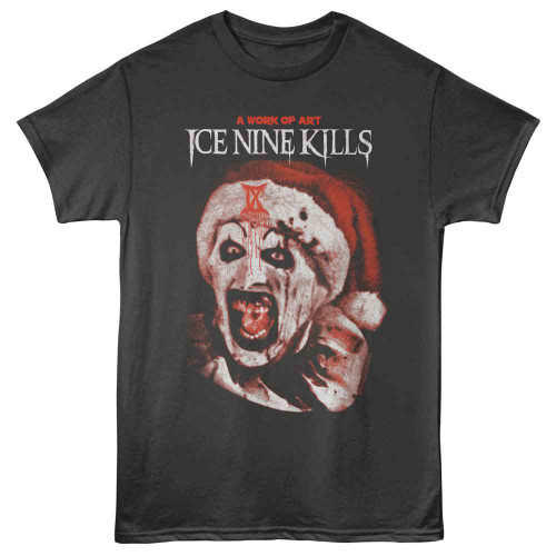 Ice Nine Kills Terrifier Santa Hat Smoke T-Shirt