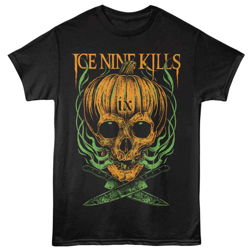 Ice Nine Kills Halloween Pumpkin Black T-Shirt