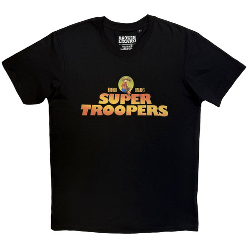 Broken Lizard Unisex T-Shirt Super Troopers (Black)