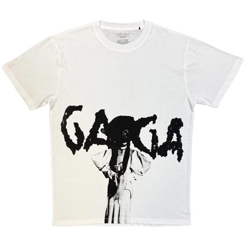 Lady Gaga Unisex T-Shirt Mayhem Graphic (White) (All Over Print)