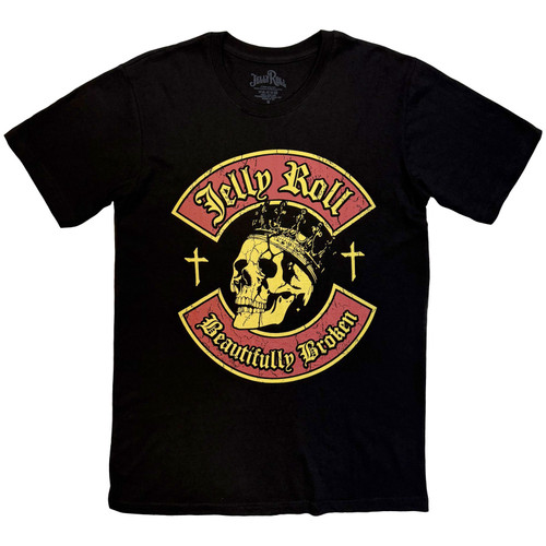 Jelly Roll Unisex T-Shirt Beautifully Broken (Black)
