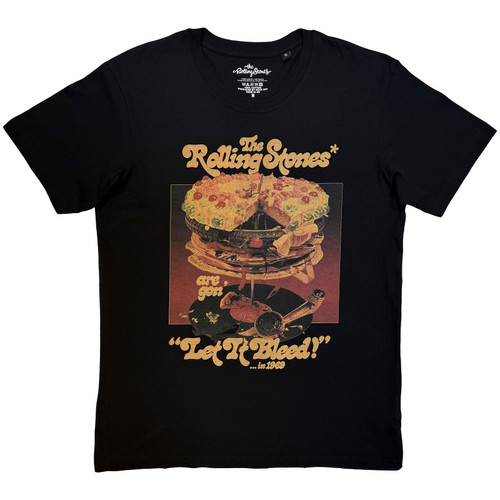Rolling Stones Unisex T-Shirt Let It Bleed (Black)