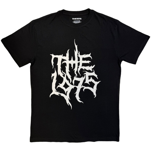 The 1975 Unisex T-Shirt Metal Logo Mono (Black)