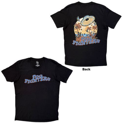 Foo Fighters Unisex Carbon T-Shirt The Colour & The Shape (Black