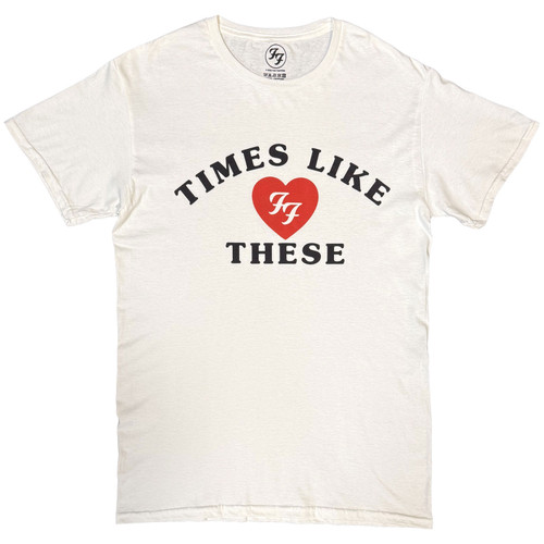Foo Fighters Unisex T-Shirt Times Like These (White)