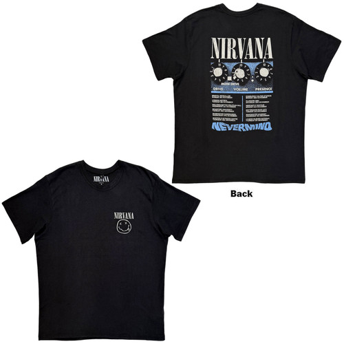 Nirvana Unisex Premium Carbon T-Shirt More Drive (Black) (Back Print)