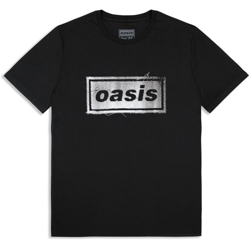 Oasis Unisex T-Shirt Thread Logo (Black) (Ex-Tour)