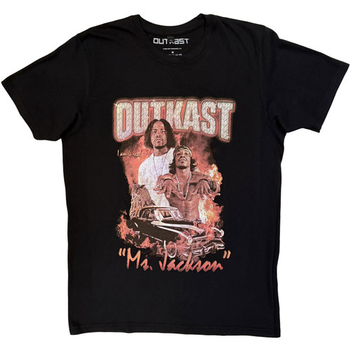 Outkast Unisex Premium Carbon T-Shirt Ms. Jackson (Black)