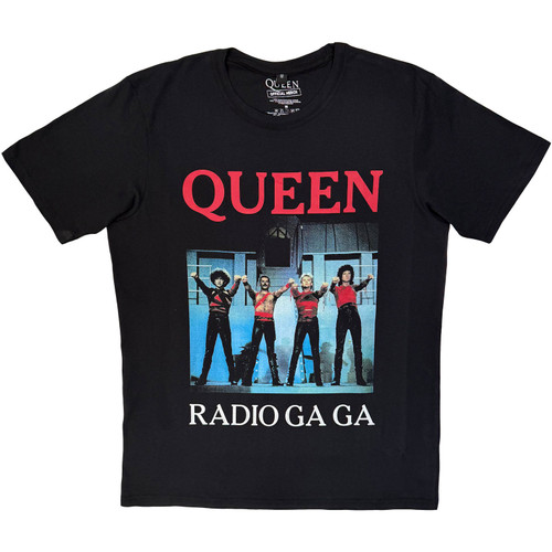 Queen Unisex Premium Carbon T-Shirt Radio Ga Ga (Black)